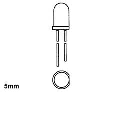 L-5WCN/5  WHITE WATER CLEAR 5mm LED 20000mcd 20°